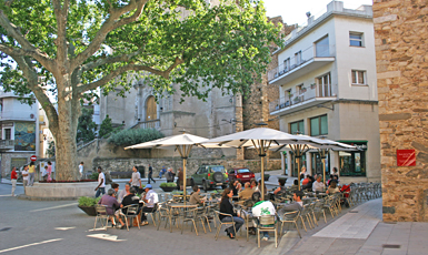 Llançà - Plaça major